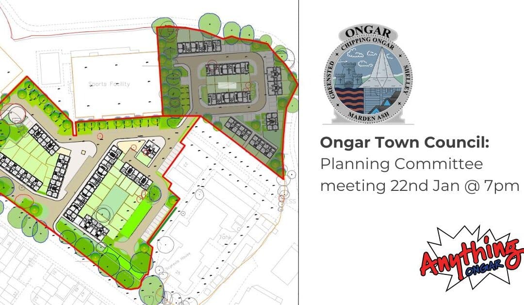 Ongar Town Council Planning Committee Meeting – 22 January 2026