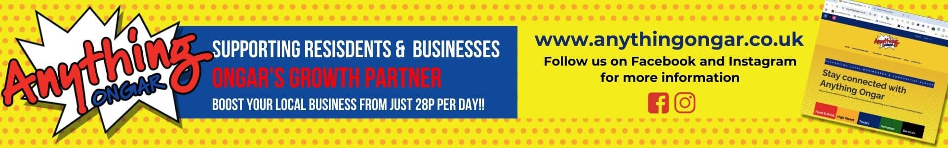 Advertise with Anything Ongar